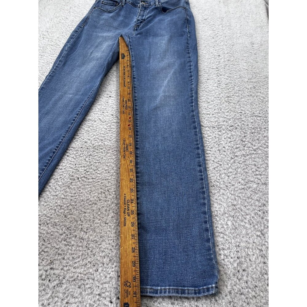 Levis Jeans Womens Size 10 505 Straight Hi-Rise Blue Medium Wash - Picture 3 of 11